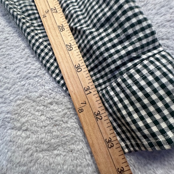 Vintage Tommy Hilfiger Mens S Gingham Checkered Button Down Long Sleeve Shirt - Picture 7 of 7